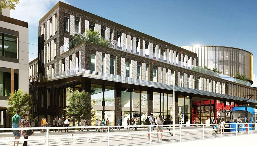 Biz Apartment Bromma Stockholm Exteriér fotografie The proposed new station building